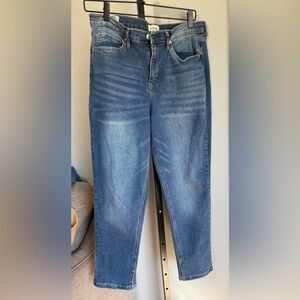 Nicole Miller SoHo Blue Ankle & High Rise Cropped Jeans